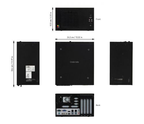 ordinateur industriel extensible vision matrox - 4Sight XV6 dimensions