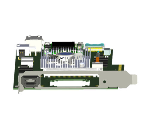 carte pcie kintex ultrascale+ - PFP IV front