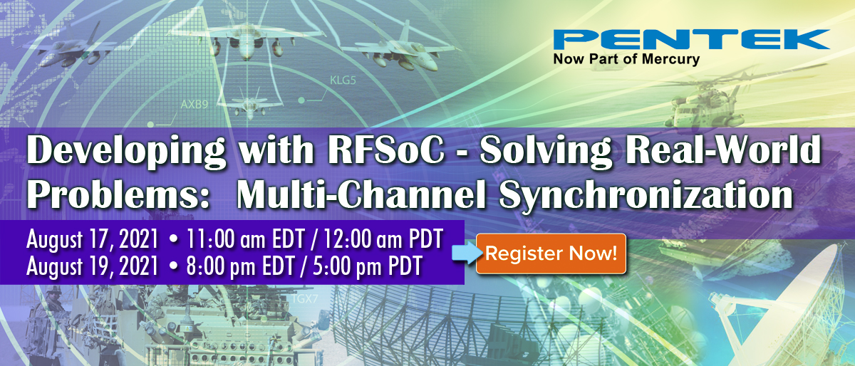 Webinar Pentek | Applications RFSoC : Synchronisation multivoies