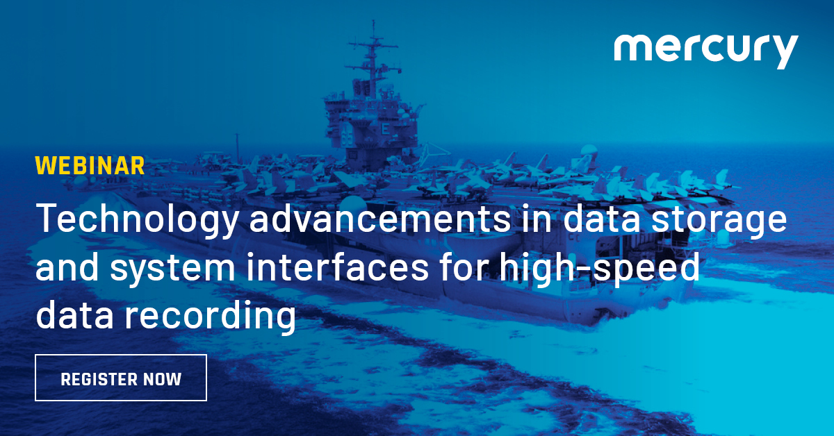 Webinar Mercury Systems | Stockage de données et interfaces système pour l'enregistrement de données haut-débit