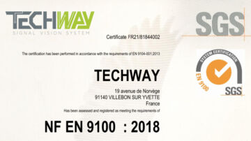 paris space week 2023 - TECHWAY EN9100 2018 CERTIFICATE