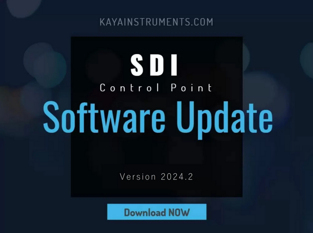 Image Control Point L SDI Control Point 2024.2 : Mise-à-jour du logiciel de KAYA Instruments ...